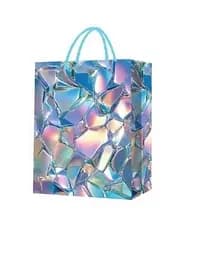 Пакет подарочный C 75666 вертикальный 31,5*12,5*40 см, ручка-шнурок (6900067756664) Голубой