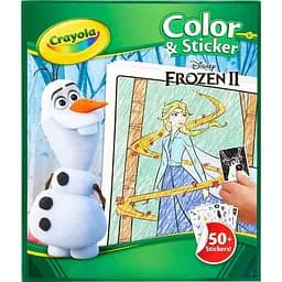 Розмальовка Crayola Frozen Крижане серце, з наклейками, 32 сторінки (04-5864)
