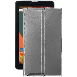 Чохол StatusCASE з екошкіри для планшету Bravis NB753 3G Сірий