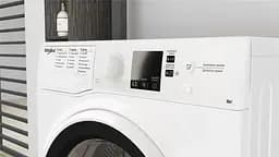 Пральна машина Whirlpool WRBSS 6239 W UA 6 кг фронтальна 16 програм швидкість віджиму 1200 об/хв дисплей інвертор клас енергоспоживання A+++ 85x42.5x59.5 см White - мініатюра 3