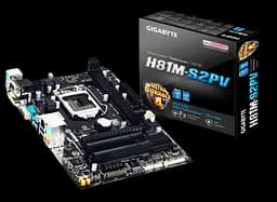 Материнська плата Gigabyte GA-H81M-S2PV rev. 3.0 LGA 1150 (GA-H81M-S2PV REV.3.0) Б/В