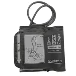 Манжета Gamma 22-32 см з кільцем та перехідником для автоматичних тонометрів з однією трубкою