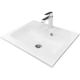 Раковина Adamant умывальник FRATE искусственный камень прямоугольная