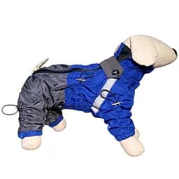 Дождевик для собак DIEGO rain new М сине-серый - 6-размер