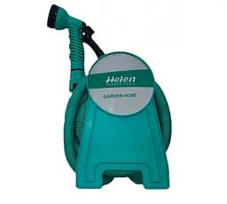 Шланг поливальний 10 м з котушкою і розпилювачем з 7 режимами Helen Garden Tools шланг садовий, що розтягується - мініатюра 3