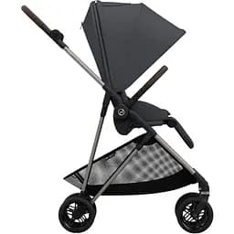 Коляска Cybex Melio Monument Grey з бампером темно-сіра (522002663) - мініатюра 4