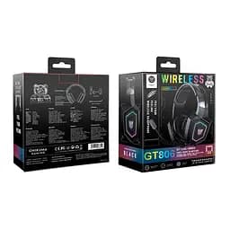 Навушники бездротові Onikuma ігрова гарнітура GT806 з підсвіткою RGB чорна - мініатюра 6