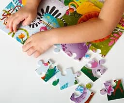 М'які пазли Vladi Toys Зоопарк, укр.мова, 35 елементів (VT1102-33) - мініатюра 3