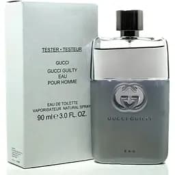 Туалетна вода тестер Gucci Guilty Eau Pour Homme 90 мл