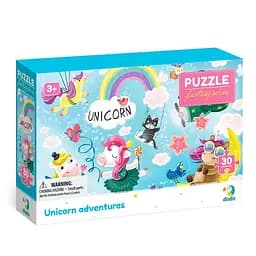 Детские пазлы 300416 Приключения единорожек 30 элементов
