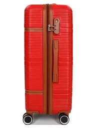 Валіза середня M ABS-пластик Worldline Airtex 629 67×45×27см 74л Червона - мініатюра 5