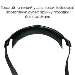 Дитяча маска для плавання Renvo Garsen JR Anti-fog чорний OSFM (1SM110-01) - мініатюра 2
