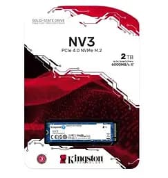 Твердотільний накопичувач SSD Kingston 2Tb, NV3, PCI-E 4.0 x4, M.2 2280, 3D TLC, 6000/5000 МБ/с teh0019776 - мініатюра 3
