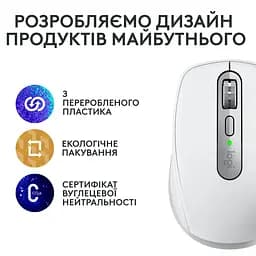 Бездротова миша Logitech MX Anywhere 3S Wireless Pale Grey (910-006930) - мініатюра 10