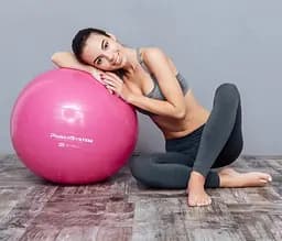 М'яч для фітнесу (фітбол) Power System PS-4018 Ø85 cm PRO Gymball Pink (PS-4018PI-0) - мініатюра 3