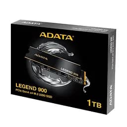 Накопичувач SSD M.2 ADATA LEGEND 900 1TB 2280 PCIe Gen 4x4 3D NAND Read/Write: 7000/4700 MB/sec (SLEG-900-1TCS) - мініатюра 2