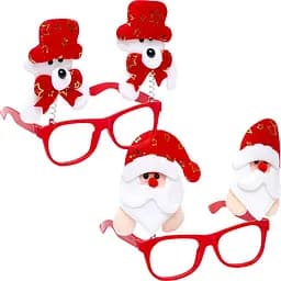 Окуляри новорічні СХ-6 "Олень/Сніговик/Санта/Ведмедик" (6918915615261) Микс