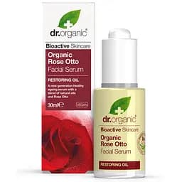 Відновлювальна сироватка для обличчя з олією троянди Отто Dr.Organic 30 мл