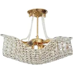 Люстра свеча Brille подвесная хрустальная E14 60W G (BCL-062S/10)