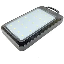 Повербанк на сонячних батареях Solar Power Bank 20000 mAh з ліхтарем та компасом