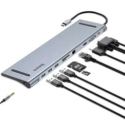 Хаб адаптер Baseus 10-в-1 Type-C CATSX-F0G - мініатюра 2