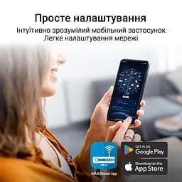 Роутер- маршрутизатор WiFi7 - Asus RT-BE50 (90IG09U0-MO3S00) BE36000 - мініатюра 8