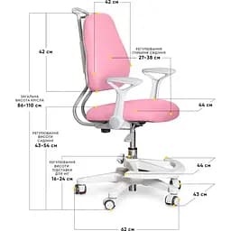 Дитяче крісло Evo-Kids Mio Ergo Pink (Y-507 KP) - мініатюра 2