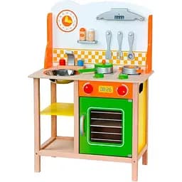 Ігровий набір Viga Toys Дитяча кухня з посудом (50957FSC)