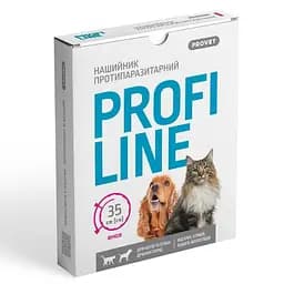 Ошейник ProVET Profiline для кошек и собак 35 см фуксия инсектоакарицид