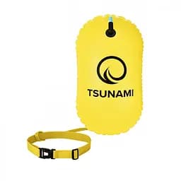 Буй для плавания TSUNAMI Basic надувной желтый (P-5907739316806)