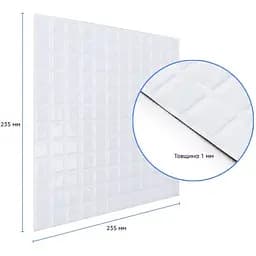 Самоклеюча поліуретанова плитка Wall Sticker 235х235х1мм (D) SW-00001940 - мініатюра 6