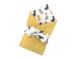 Дитячий плед конверт Moontime 100x80 см "Діно"