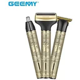 Чоловічий тример 3 в 1 Geemy GM-8045 для бороди вусів носа та тіла - мініатюра 2