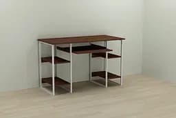 Комп'ютерний стіл Ferrum-decor Тім 75x120x70 білий ДСП Венге 16мм (FRD-106101)