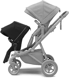 Прогулянкове крісло Thule Sleek Sibling Seat Midnight Black on Black (TH 11000212) - мініатюра 2