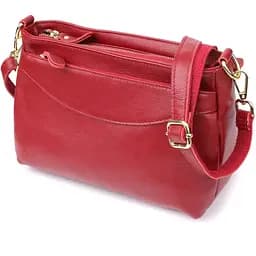 Женская сумка Vintage с твердым дном из натуральной кожи 27х16х11 см sum0027557