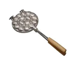 Орешница форма алюминиевая с ручками для выпечки орешков на 16 половинок орехов, ХЕАЗ 81836