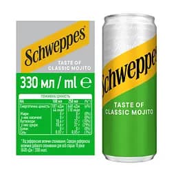 Напій Schweppes Classic Mojito безалкогольний 330 мл (714690) - мініатюра 7