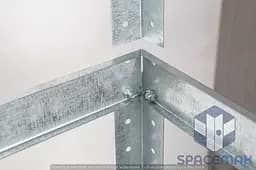 Стелаж металевий 250×100×50 оцинкований самозбірний SPACEMAX - мініатюра 7
