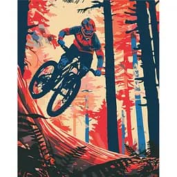 Картина за номерами на підрамнику Brushme Адреналін на колесах