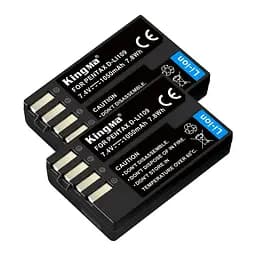 2-Pack KingMa Pentax D-LI109 комплект з 2 акумуляторів