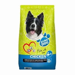 Корм сухий EuroDog Chicken для собак з куркою 10 кг