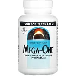 Мультивитамины и минералы Source Naturals Mega-One без железа 30 таблеток