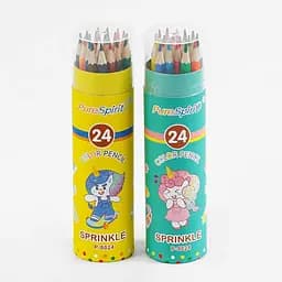 Набор цветных карандашей C 60811/Р-8024 24шт в тубе (6900067608116) МИКС