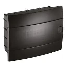 Електричний щиток внутрішній Horoz Electric 12 з пружинною системою блокування чорний