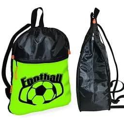 Рюкзак-мешок для школы с футбольным мячом детская сумка для обуви и спортивной одежды (01463)