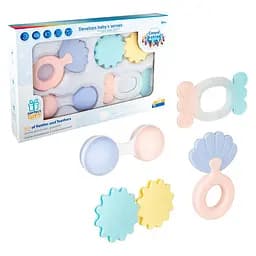 Набор погремушек-прорезывателей Canpol babies Pastel, 4 шт. (79/401)