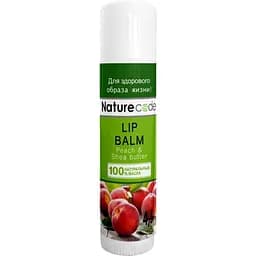 Nature Code Бальзам для губ "Peach & Shea butter" 300936 (4820205300936)