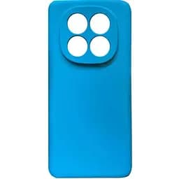 Чохол TPU Getman Liquid Silk Full Camera для Xiaomi Redmi Note 14 Pro+ 5G Блакитний / Blue