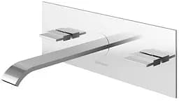 Смеситель для умывальника Kohlman Axis chrome + BOX скрытого монтажа QW195N Хром